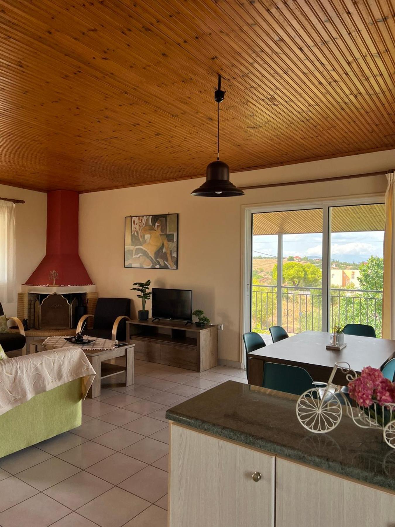 Вилла Xenia'S Seaview House Paralia Avlidhos Экстерьер фото