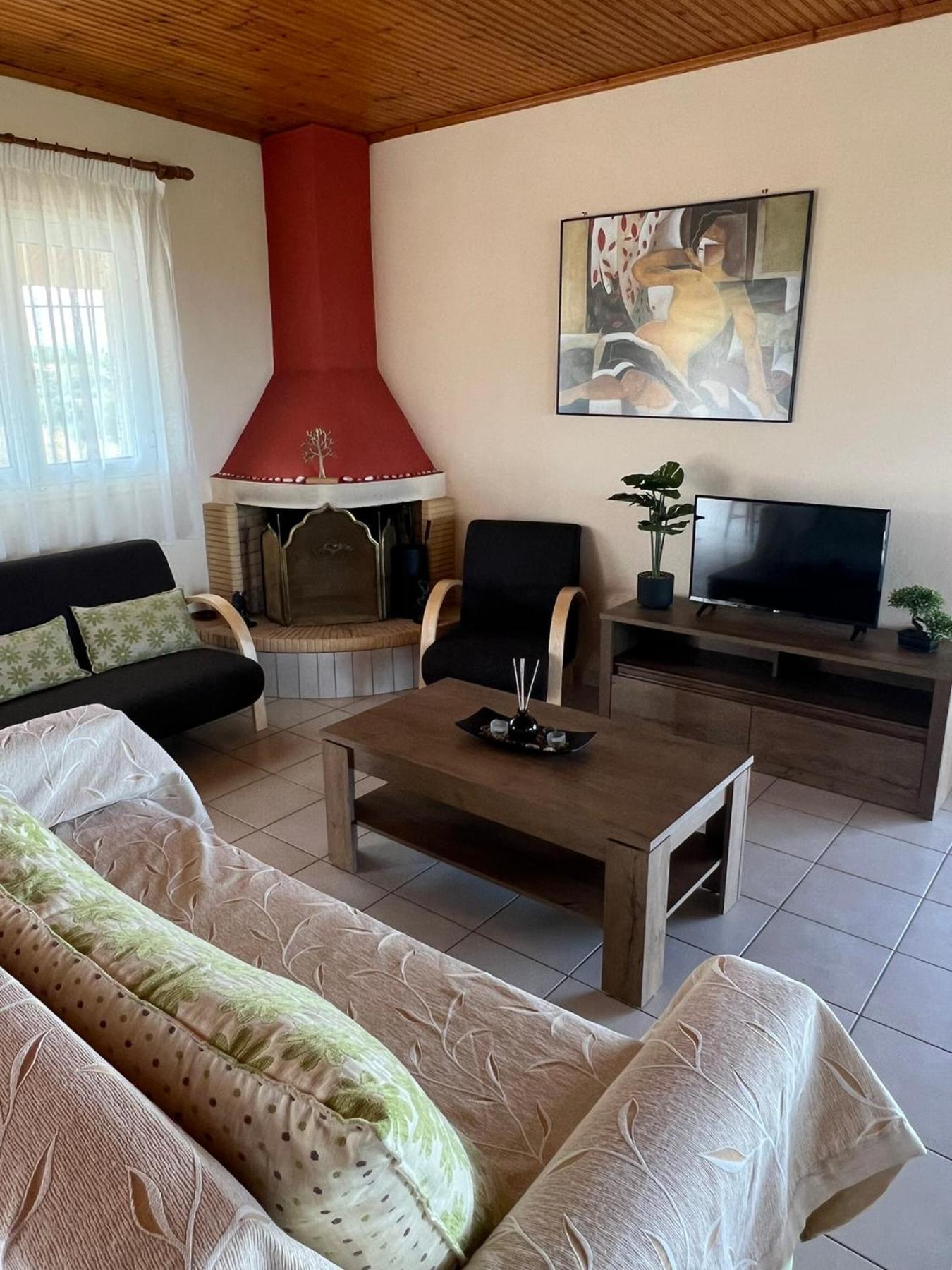 Вилла Xenia'S Seaview House Paralia Avlidhos Экстерьер фото